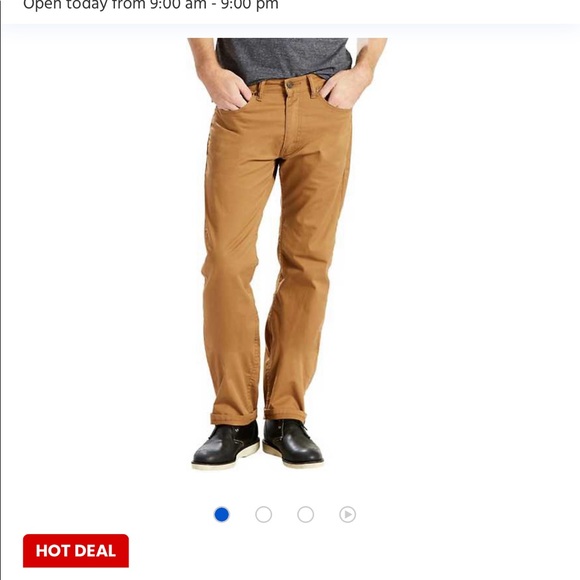 Levi Mustard Jeans W30 L30 - Picture 7 of 8